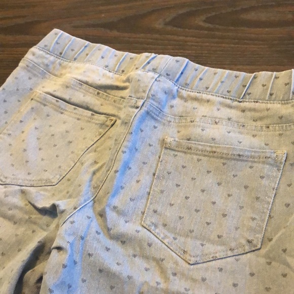 Children’s Heart Print Jeggings - Picture 4 of 5